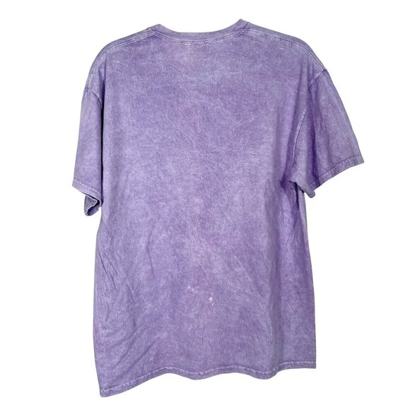 NWOT Nirvana Band Tee Purple Large 100% Cotton Licensed Merch Grunge Rock Smiley - Picture 3 of 10